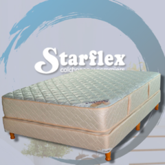 COLCHON STARFLEX "PLATA" RESORTE JACKARD 1.40
