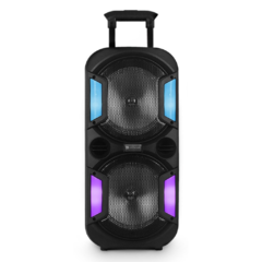 BAFLE POTENCIADO CROWN MUSTANG NUKE8 DOBLE WOOFER 8" 1600W