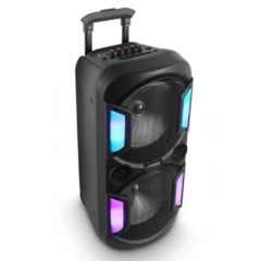 BAFLE POTENCIADO CROWN MUSTANG NUKE8 DOBLE WOOFER 8" 1600W - comprar online