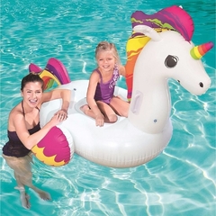 JUGUETE PILETA INFLABLE UNICORNIO KAWAII 150x117cm 41114 en internet