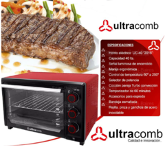 HORNO ELECTRICO ULTRACOMB UC-40C 40Lts. 1600W CONV. en internet