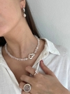 Anillo de Plata 925 con Quarzo Rosa