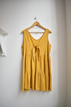 Vestido Lino Liso SELMA - comprar online