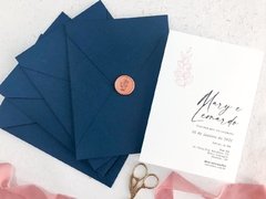 Convite de Casamento - Mary e Leonardo - loja online