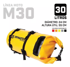 Bolso Estanco Impermeable Drymaster Para Moto 30 Lts
