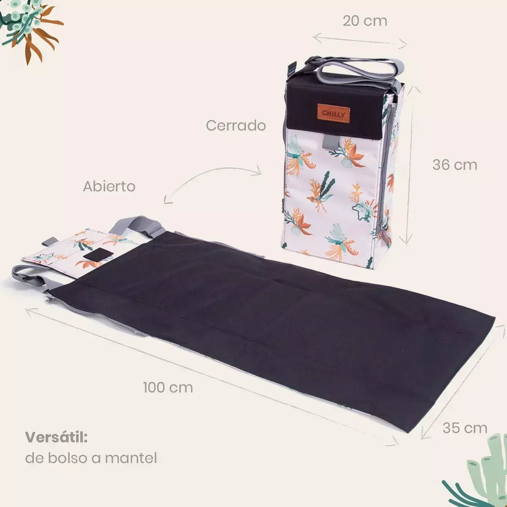 Matera Chilly Coral Bolso Matero Mantel