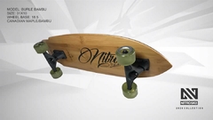 Tabla Simulador De Surf Longboard Nitro Sk8 Burle Bambu - comprar online