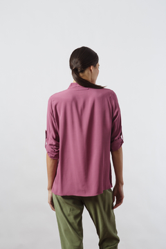 CAMISA CON CHARRETERA VOILE (24023) - ARYE