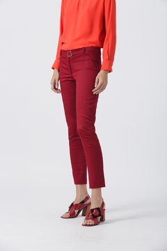 PANTALON GABARDINA HEBILLA- 42 AL 50 - (23004) - tienda online