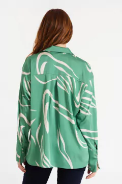 26034 CAMISA ESTAMPADA DETALLE PUÑO - ARYE