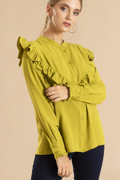 24532 - BLUSA CON VOLADOS TAKAO