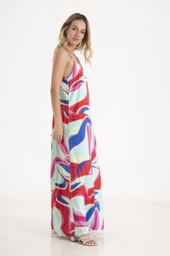 25543 VESTIDO SATEN LARGO en internet