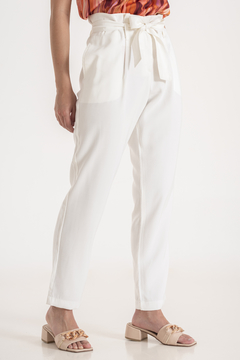 25551 pantalon cupro con lazo - comprar online