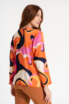 26033 BLUSA SATEN ESTAMP BUCHE en internet