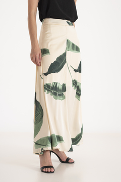 Imagen de 25564 - falda saten estampada