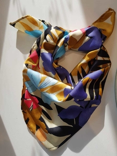 PAÑUELO SATEN ESTAMPADO - tienda online