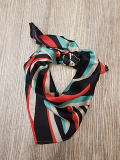 PAÑUELO SATEN ESTAMPADO - tienda online