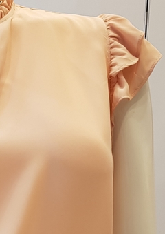 BLUSA CREPPE CON VOLADOS( 24514) - tienda online