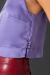 Musculosa saten con botones forrados (14503) - AKITA