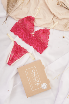 Conjunto Rufina Fucsia - Chulita Lingerie