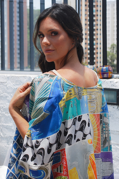 Kimono de Seda Yumi Cidades