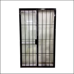 Puerta ventana con reja 120x200