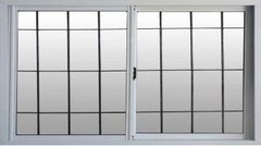 Ventana Aluminio Con Rejas 1.00 ancho x 0.60 alto