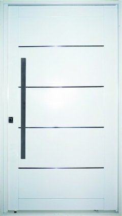 Puerta Pivotante Inyectada Galvanizada Barral Recto 1.15x2.05 en internet