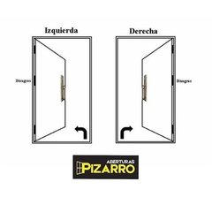 Puerta Inyectada Con Lateral Pintada Epoxi 1.45x2.00 en internet