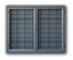 Ventana Chapa Reforzada de abrir 1.20x1.50