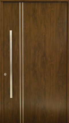 Puerta Pivotante Simil Madera 1.15x2.00