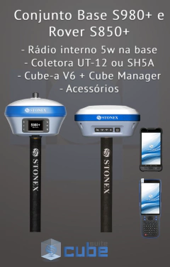 Conjunto RTK S980+ e S850+