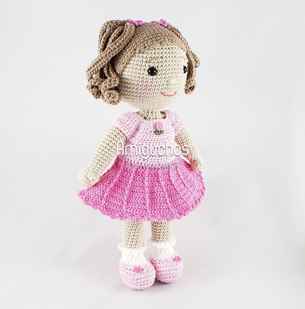 Roupa de Croche para boneca amigurumi 