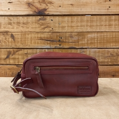 Neceser estilo botinero de cuero legitimo - tienda online