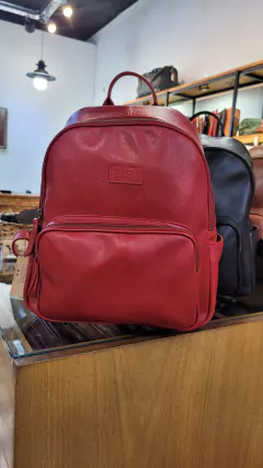 Imagen de Mochila Sofia de cuero natural