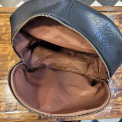 Mochila Sofia de cuero natural - TELCUER ARGENTINA