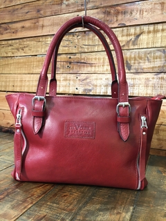 CARTERA DE CUERO LEGITIMO "MARIA"