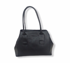 Cartera Negra de cuero Givreco