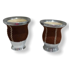 Mate Forrado en Cuero Carpincho Givreco® - comprar online
