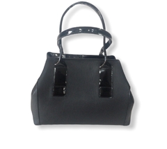 Cartera Cuero y Charol Givreco