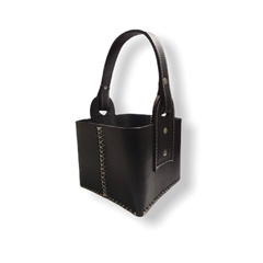 Canasta Uruguaya Matera | Porta Termo | 100% Cuero Premium - comprar online