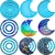 CALENDARIO LUNAS X 3 PIEZAS