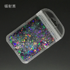 COPOS HOLOGRAFICOS NEGRO - 15GR