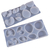 MOLDE PLANCHA ACCESORIOS MAR