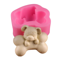 MOLDE DE HUESO CON OSO