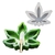 MOLDE CENICERO HOJA DE MARIHUANA en internet