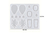 MOLDE SILICONA p/RESINA 14 AROS - comprar online