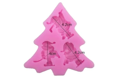 MOLDE SILICONA 3 PAPÁ NOEL - comprar online