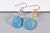 Molde de silicona para hacer 36 colgantes letras cursiva y números - comprar online
