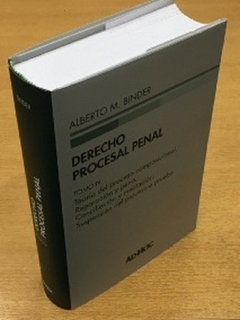 Derecho procesal penal 4 tomos. Encuadernación de lujo. AUTOR: Binder, Alberto - tienda online